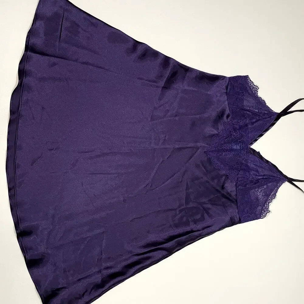 APT 9 Womens Baby Doll Lace Slip/Chemise‎ Slip Lingerie Camisole Size Lg - Picture 4 of 7